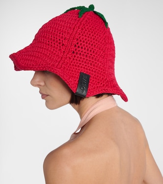 Cappello da pescatore Tomato in crochet | Loewe