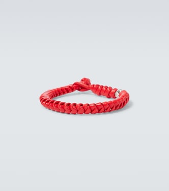 Braided leather bracelet | Bottega Veneta