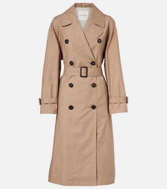 Fiorito cotton-blend twill trench coat | Max Mara