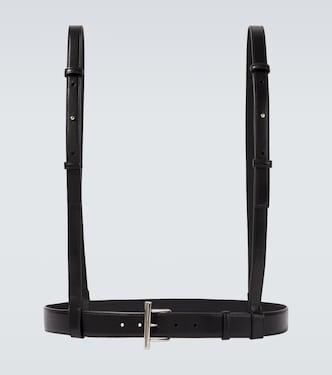 Cinturón de piel con arnés y T-Bar | McQueen