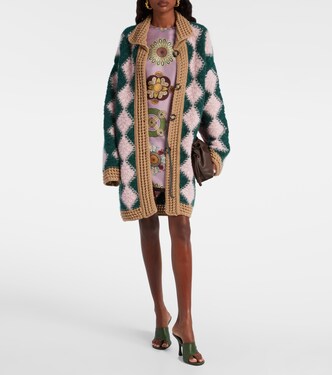 Crochet wool-blend cardigan | La DoubleJ