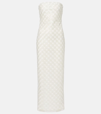 Embellished strapless maxi dress | Rotate