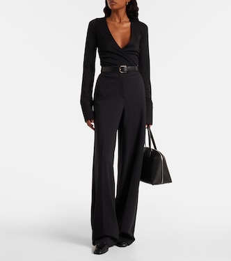Nigella draped wool bodysuit | Max Mara