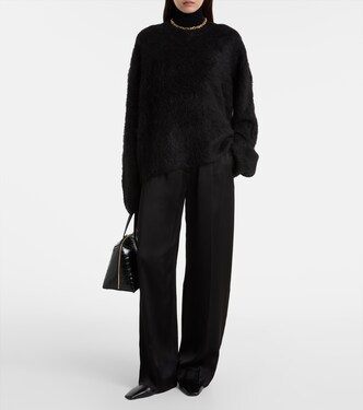 Satin wide-leg pants | Toteme