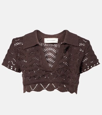 Top raccourci Coco en coton mélangé | Bananhot