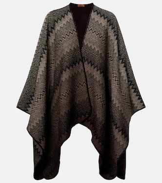 Cape Zig Zag en laine | Missoni