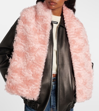 Mohair, cotton and virgin wool scarf | Miu Miu