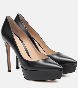 Salones Dasha de piel de plataforma | Gianvito Rossi