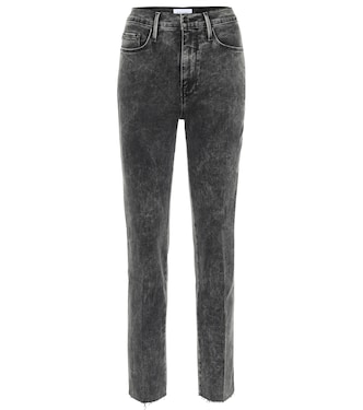 Jeans rectos Le Sylvie de tiro alto | Frame