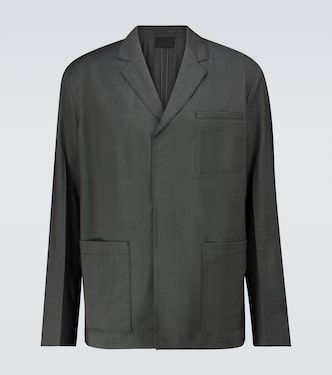 Jacke aus Wollpopeline | Prada