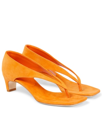 Sandali infradito in suede | Christopher Esber