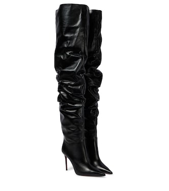 Botas mosqueteras Jahleel de piel | Amina Muaddi