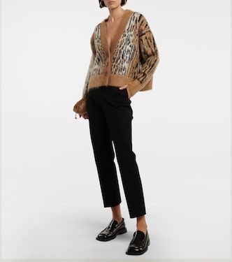 Cárdigan en mezcla de mohair estampado | Dorothee Schumacher