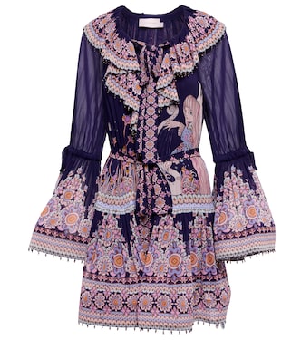 Celestial Virgo printed minidress | Zimmermann