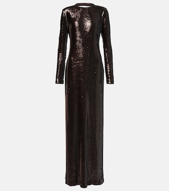 Sequined gown | Costarellos