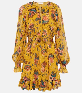 Adara floral silk chiffon minidress | Ulla Johnson