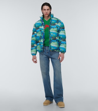 Quilted printed down jacket | ERL