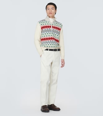 Pullover Noel Fair Isle in cashmere | Loro Piana