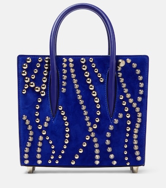 Borsa Paloma Mini in velluto e pelle | Christian Louboutin