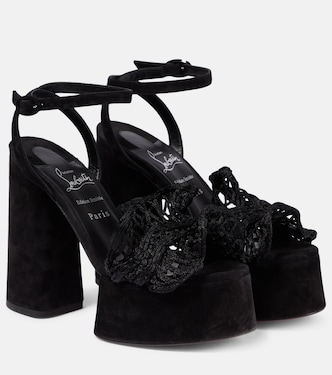 Deia Frou Alta macramé sandals | Christian Louboutin