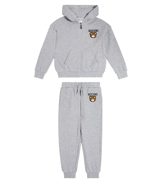 Set Teddy Bear aus Kapuzenjacke und Jogginghose | Moschino Kids