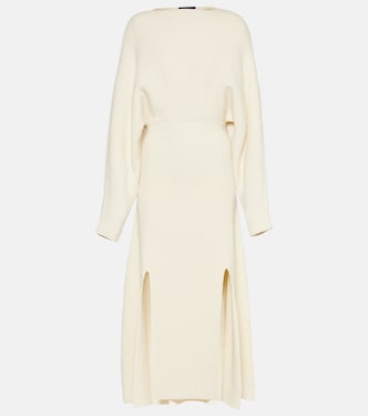 Vestido midi en mezcla de lana | Proenza Schouler