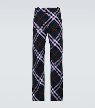 Pantalon Burberry Check en laine | Burberry