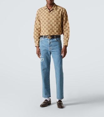 Camicia Maxi GG in canvas jacquard | Gucci