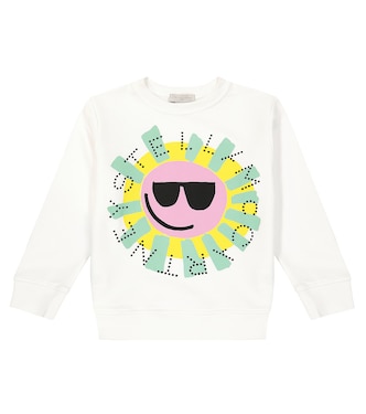 Felpa in jersey di cotone con stampa | Stella McCartney Kids