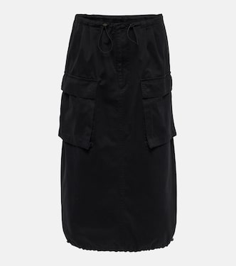 Cotton gabardine cargo midi skirt | MM6 Maison Margiela