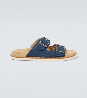 Urban leather sandals | Brunello Cucinelli
