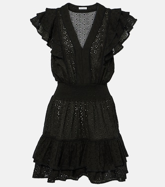 Camila broderie anglaise cotton minidress | Poupette St Barth