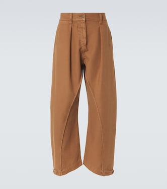 Barrel-Hose Twisted Seam aus Baumwolle | JW Anderson