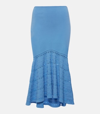 Falda midi de punto | Victoria Beckham