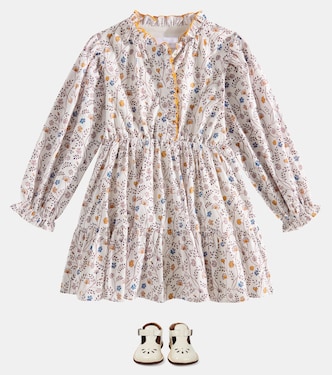 Bedrucktes Kleid Luisa aus Baumwolle | C'era Una Volta