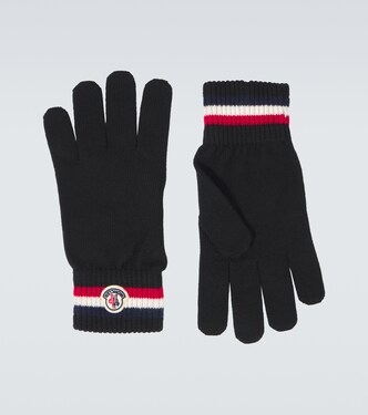 Tricolor wool gloves | Moncler