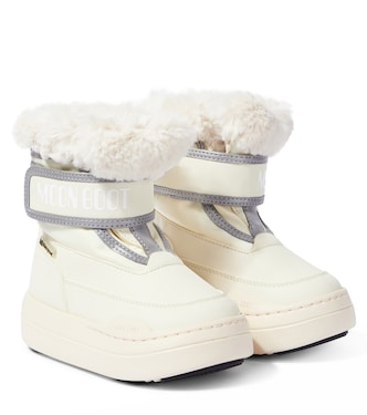 Junior Park Strap faux fur-trimmed snow boots | Moon Boot Kids