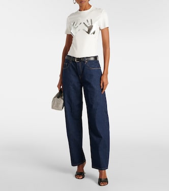 Patch-appliqué jersey T-shirt | Area