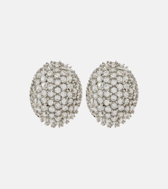 Tinsel crystal-embellished earrings | Jennifer Behr