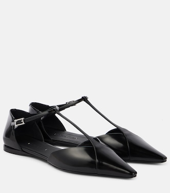 Fsilkway leather ballet flats | Max Mara