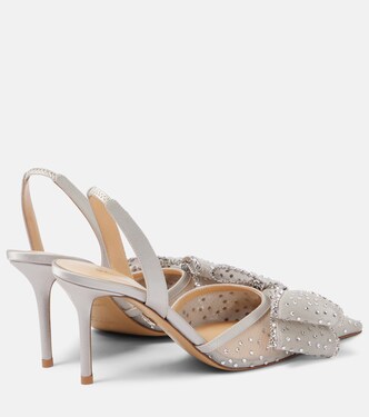 Slingback-Pumps Le Cadeau 85 mit Kristallen | Mach & Mach