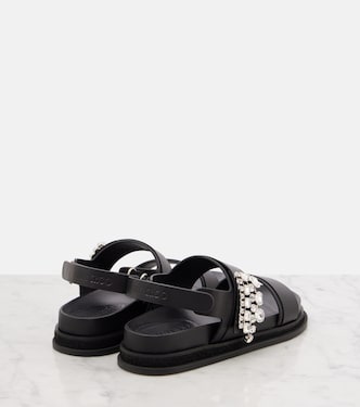 Sandales Verity en cuir à ornements | Jimmy Choo