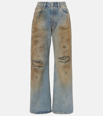 Jeans anchos Penicillin con efecto desgastado | Acne Studios