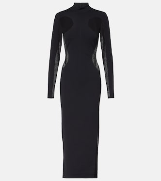 Miracle mesh-paneled knitted maxi dress  | Stella McCartney