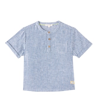 Arun striped linen and cotton shirt | Louise Misha