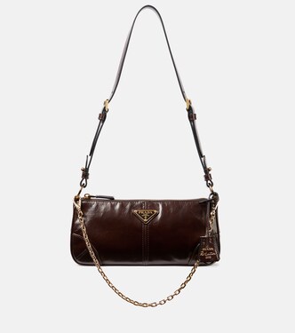 Bucket leather crossbody bag | Prada