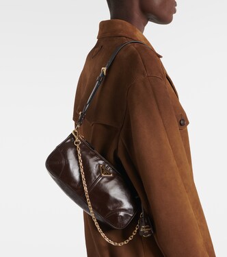 Bucket leather crossbody bag | Prada
