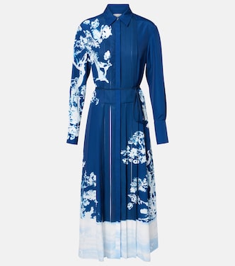 Belted printed midi dress | Erdem