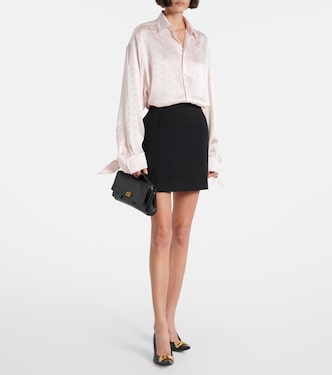 Camicia in raso di seta | Balenciaga