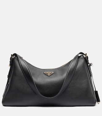 Prada Aimée Large leather shoulder bag | Prada